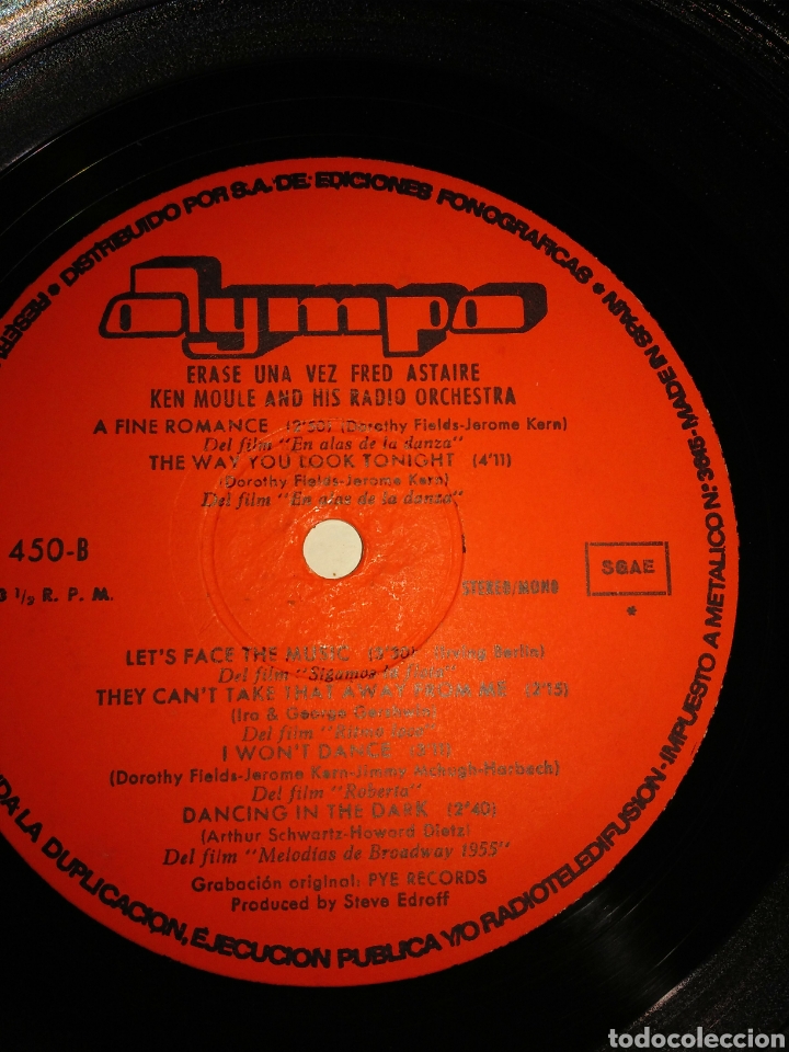 Discos de vinilo: &Eacute;rase una vez Fred astaire - Foto 3