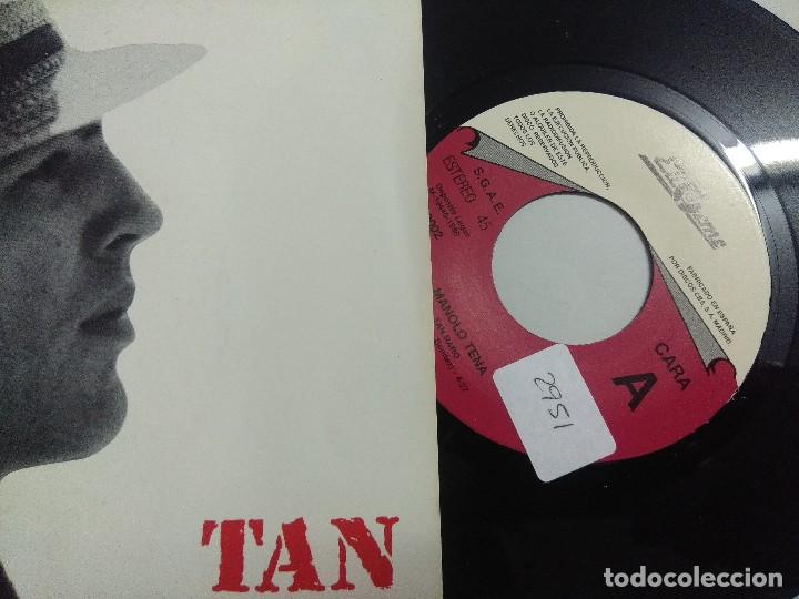 Discos de vinilo: MANOLO TENA/TAN RARO/SINGLE. - Foto 2