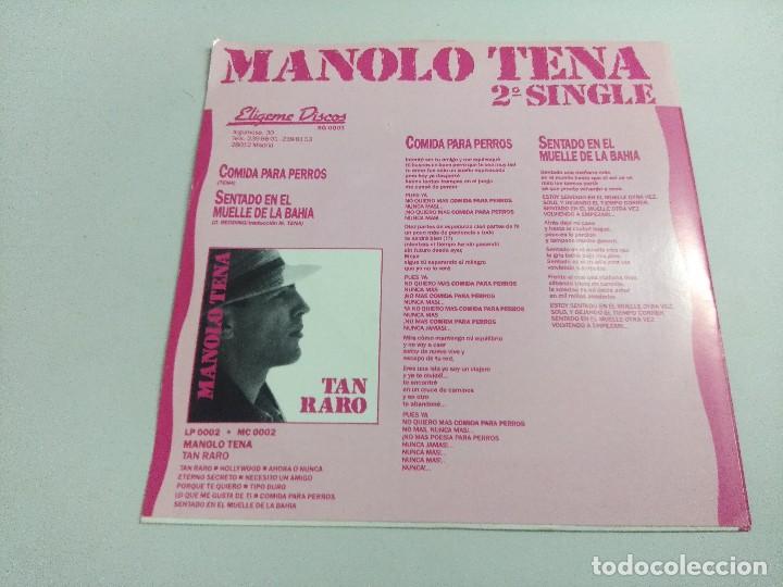 Discos de vinilo: MANOLO TENA/2&ordm; SINGLE. - Foto 3