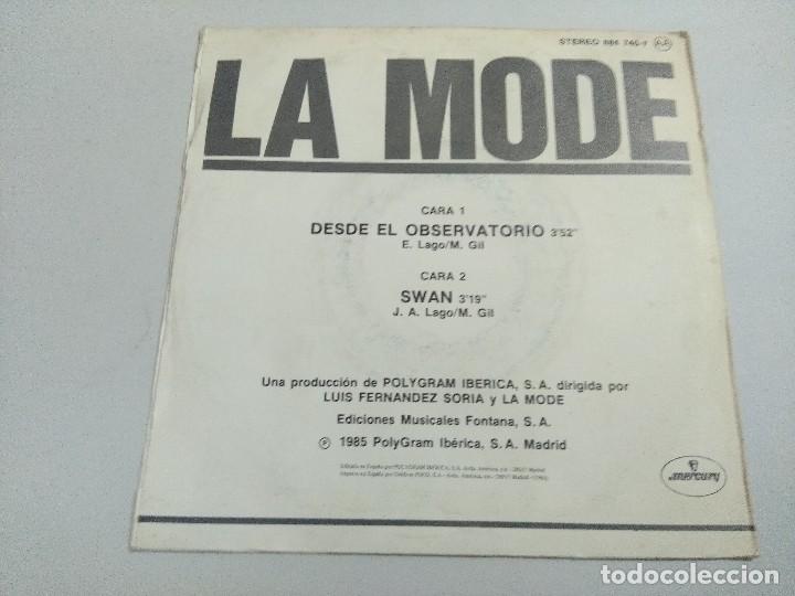 Discos de vinilo: LA MODE/DESDE EL OBSERVATORIO/SINGLE. - Foto 3