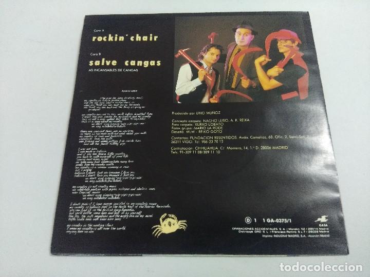 Discos de vinilo: OS RESENTIDOS/ROCKINCHAIR/SINGLE. - Foto 3
