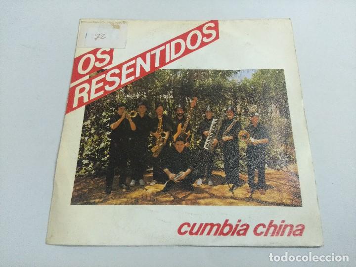 Discos de vinilo: OS RESENTIDOS/CUMBIA CHINA/SINGLE. - Foto 1