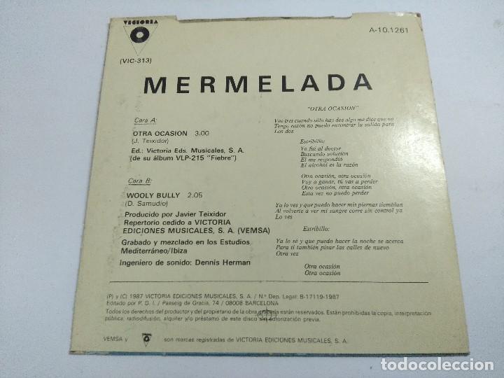 Discos de vinilo: MERMELADA/OTRA OCASION/SINGLE. - Foto 3