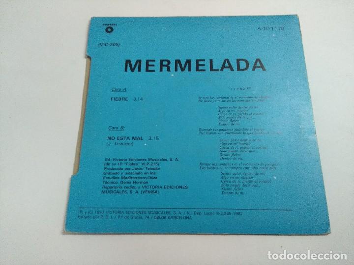 Discos de vinilo: MERMELADA/OTRA FIEBRE/SINGLE. - Foto 2