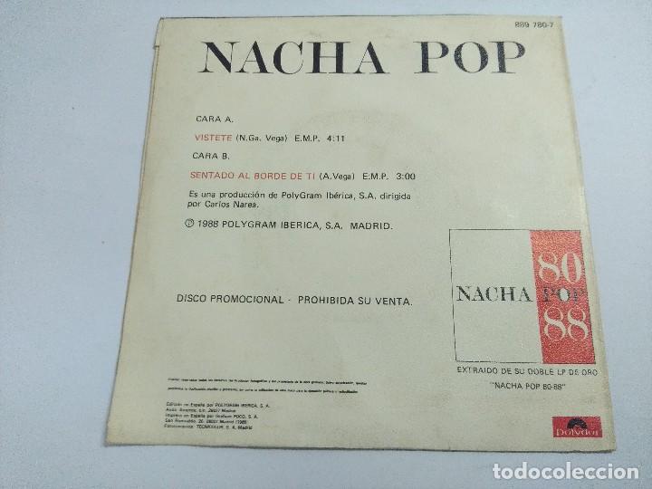 Discos de vinilo: NACHA POP/VISTETE/SINGLE. - Foto 2