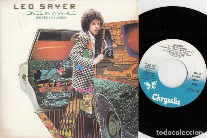 Discos de vinilo: LEO SAYER - ONCE IN A WHILE - SINGLE DE VINILO EDICION ESPA&Ntilde;OLA - Foto 1