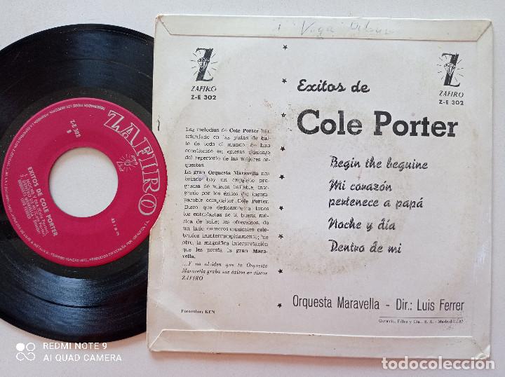 Discos de vinilo: COLE PORTER - Exitos De...- EP ZAFIRO 1962 - Foto 2