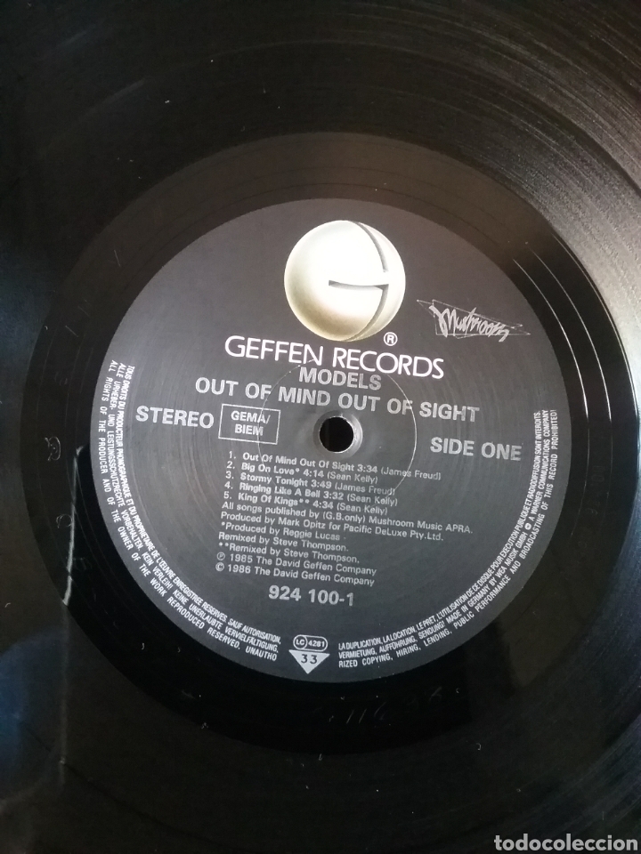 Discos de vinilo: MODELS 1985 Geffen Records - Foto 5