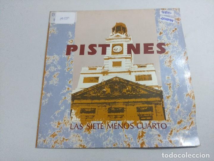 Discos de vinilo: PISTONES/LAS SIETE MENOS CUARTO/SINGLE. - Foto 1
