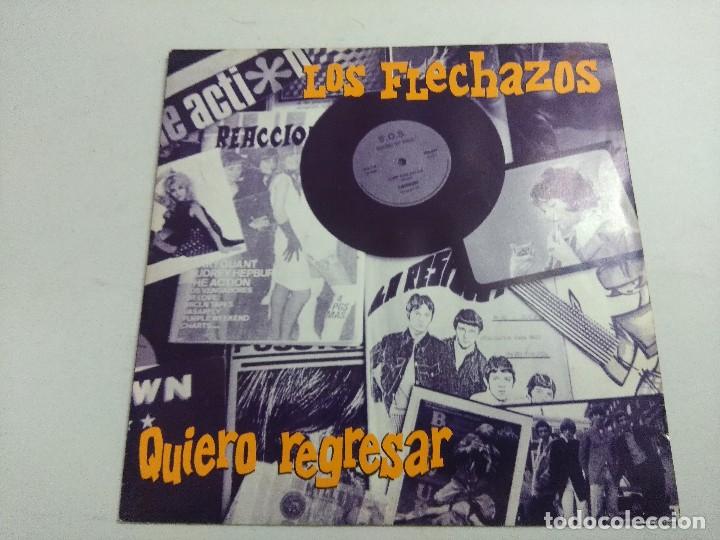 Discos de vinilo: LOS FLECHAZOS/QUIERO REGRESAR/SINGLE. - Foto 1