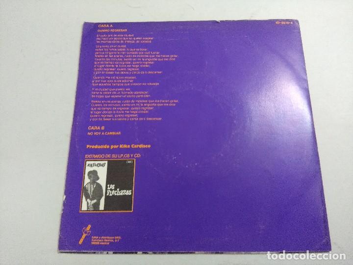 Discos de vinilo: LOS FLECHAZOS/QUIERO REGRESAR/SINGLE. - Foto 3