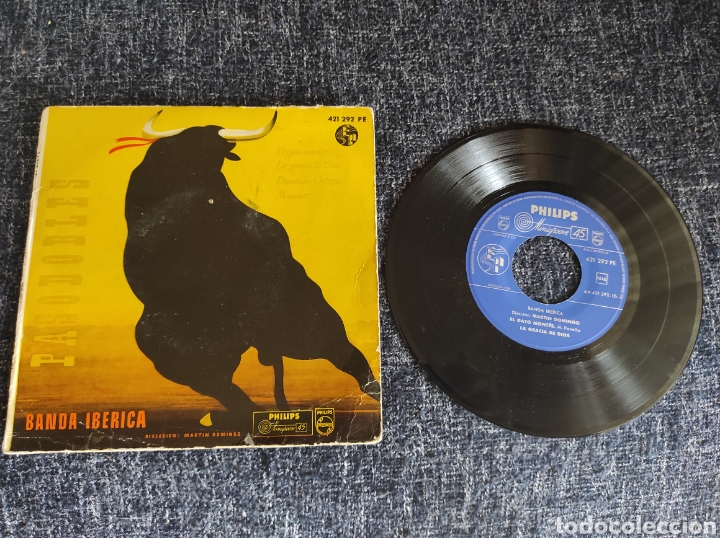 Discos de vinilo: VINILO DISCO SINGLE - BANDA IBERICA - PASODOBLES - Foto 1