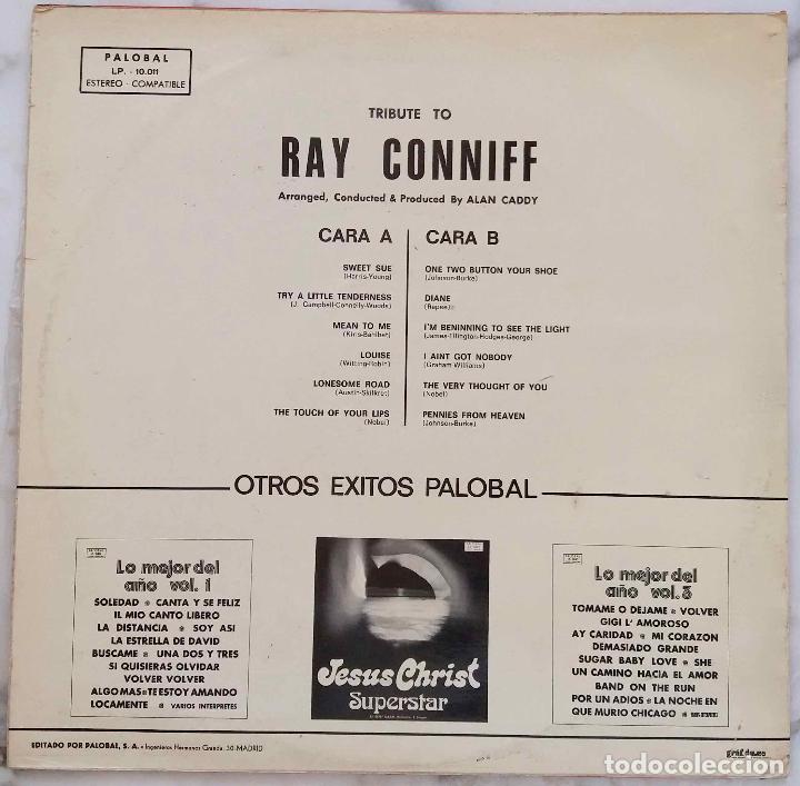 Discos de vinilo: ALAN CADDY. TRIBUTE TO RAY CONNIFF. LP ESPA&Ntilde;A - Foto 2