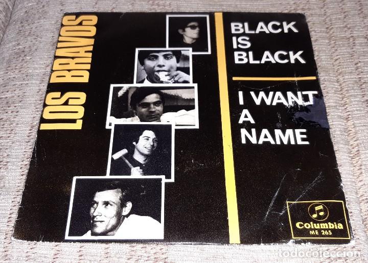 Vinyl-Schallplatten: los bravos - black is black single - solo portada!!!