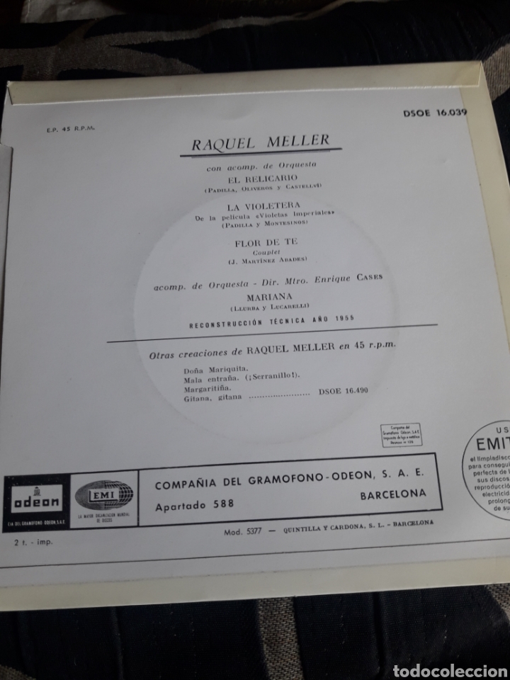 Discos de vinilo: Antiguo vinilo de Raquel Meyer, a estrenar - Foto 2