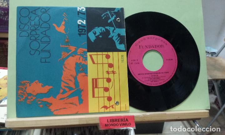 Discos de vinilo: LMV - Disco Fundador. &Eacute;xitos internacionales de Tony, ref. 10.236 - EP - Foto 1