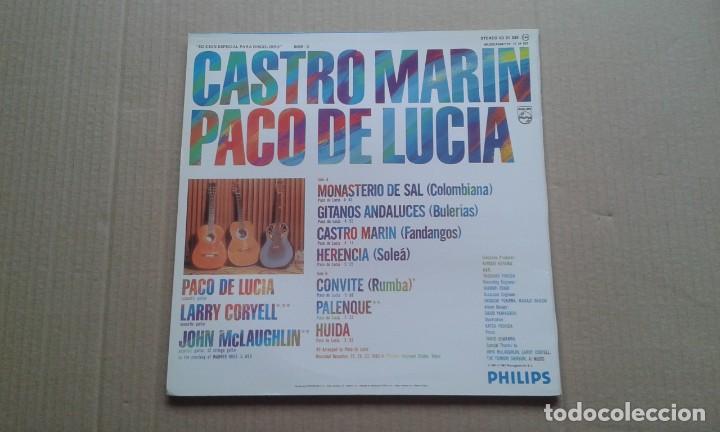 Discos de vinilo: PACO DE LUCIA - CASTRO MARIN LP 1982 - Foto 3