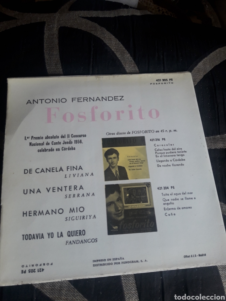 Discos de vinilo: Antiguo vinilo de Fosforito, a estrenar - Foto 2