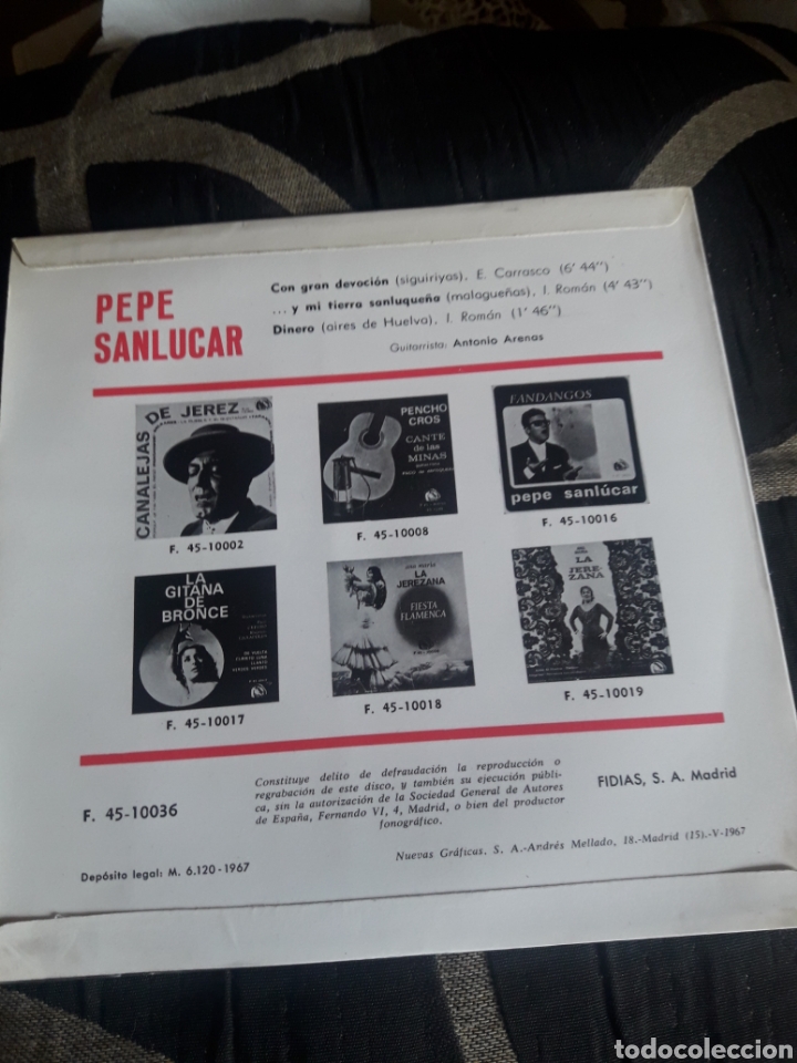 Discos de vinilo: Antiguo vinilo,Pepe Sanlucar, a estrenar - Foto 2