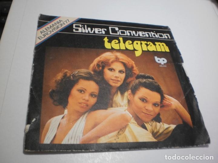 Discos de vinilo: single silver convention. telegram. mignight lady. bp 1977 spain (probado y bien) - Foto 1