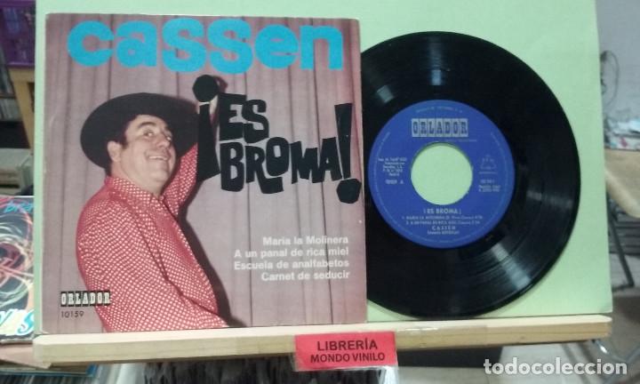 Discos de vinilo: LMV - Cassen. &iexcl;Es broma! - EP - Foto 1