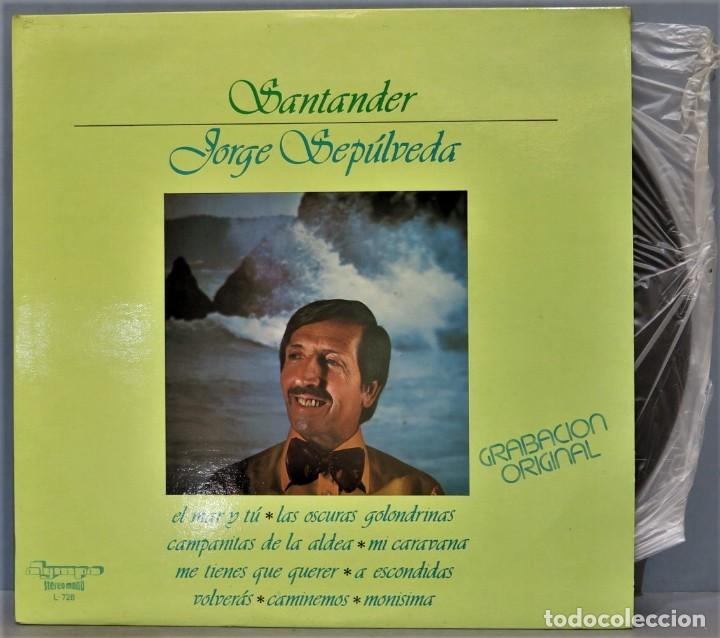 Discos de vinilo: LP. SANTANDER. JORGE SEPULVEDA - Foto 1