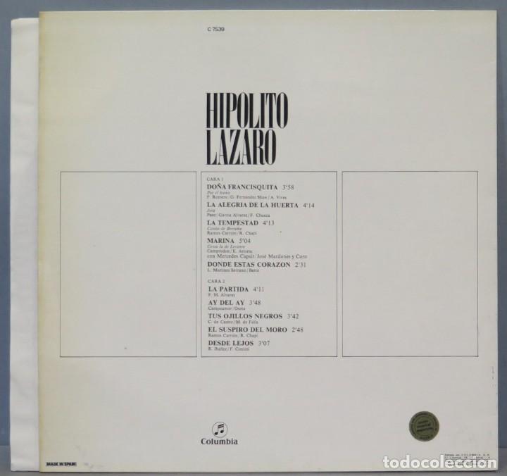 Discos de vinilo: LP. HIP&Oacute;LITO L&Aacute;ZARO - Foto 2