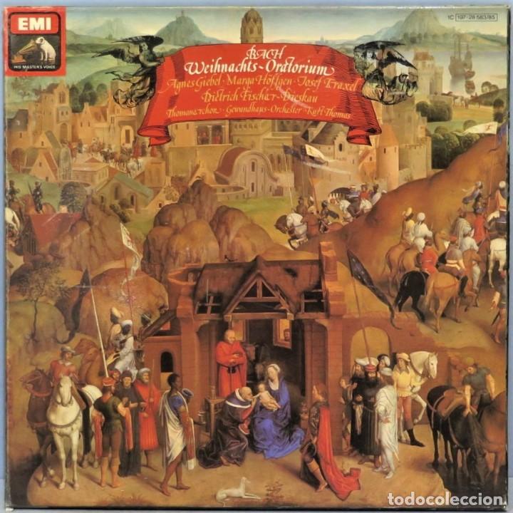 Discos de vinilo: CAJA LP. BACH. WEIHNACHTS-ORATORIUM - Foto 1