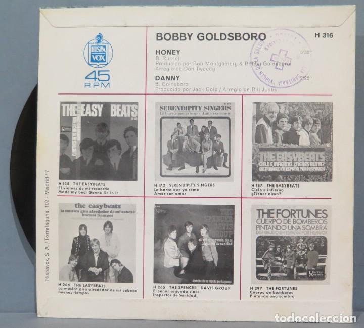 Discos de vinilo: SINGLE. Bobby Goldsboro. Honey - Foto 2