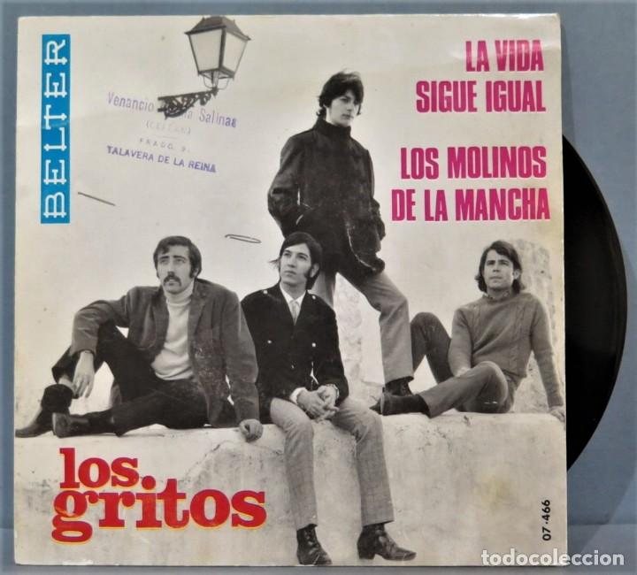 Discos de vinilo: EP. LOS GRITOS. LA VIDA SIGUE IGUAL - Foto 1
