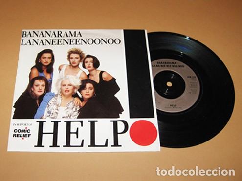 Discos de vinilo: BANANARAMA - HELP - SINGLE - 1989 - VERSION DISCOTECA / THE BEATLES