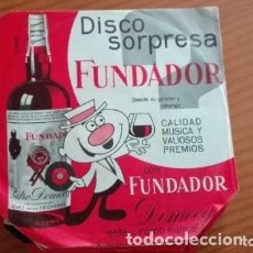 Discos de vinilo: DISCO SORPRESA FUNDADOR SINGLE CANCIONES QUE TRIUNFAN FRANCISCO LARIO