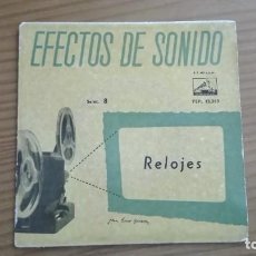 Discos de vinilo: EFECTOS DE SONIDO EP COLECCIÓN AGES-MEMNON RELOJES 1959. Lote 252646620