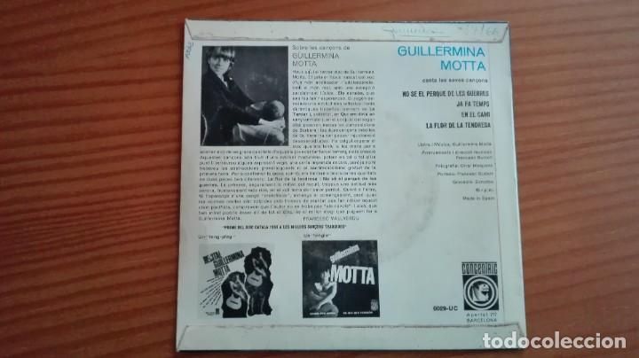 Discos de vinilo: Guillermina Motta EP Ja fa temps + 3 Concentric 1966 - Foto 2