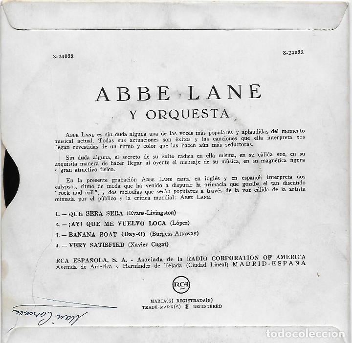 Discos de vinilo: ABBE LANE. EP - Foto 2