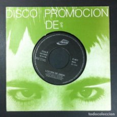 Discos de vinilo: LOCURA DE AMOR - ULISES / VIAJE ALUCINANTE - SINGLE PROMOCIONAL 1988 - JUSTINE