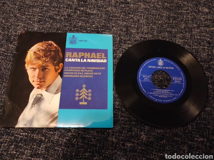 Discos de vinilo: VINILO DISCO VINILO DISCO SINGLE - RAPHAEL CANTA LA,NAVIDAD - Foto 1