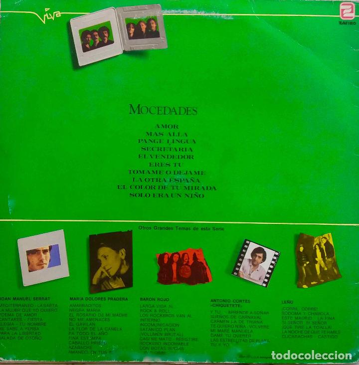 Discos de vinilo: MOCEDADES, GRANDES TEMAS. LP ESPA&Ntilde;A - Foto 2