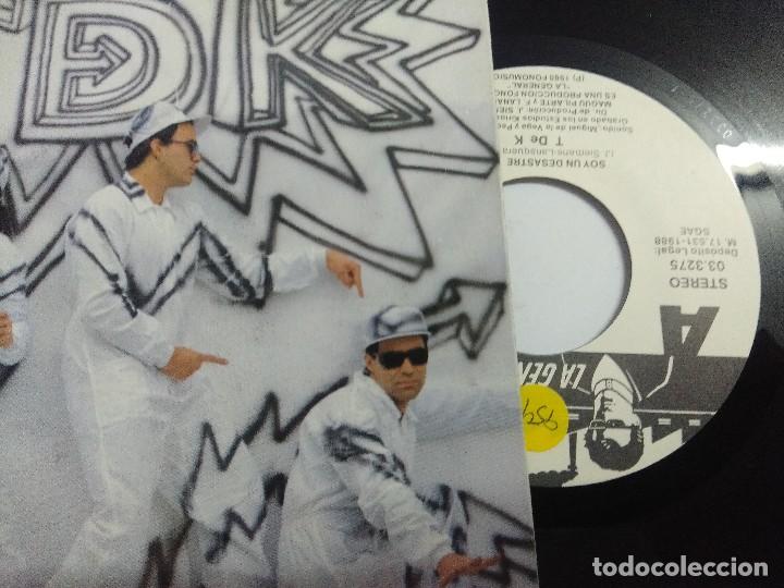 Discos de vinilo: TDK/COMO UNA PESADILLA/SINGLE. - Foto 2
