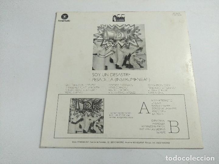 Discos de vinilo: TDK/COMO UNA PESADILLA/SINGLE. - Foto 3