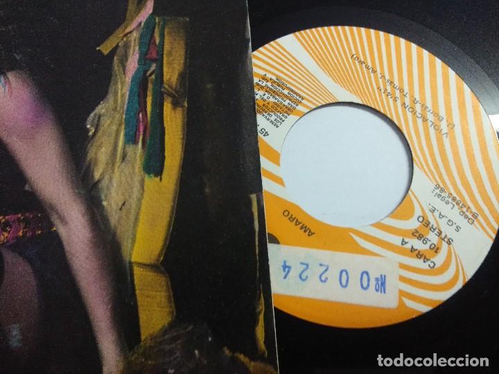 Discos de vinilo: AMARO/VIOLACION/SINGLE. - Foto 2