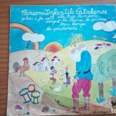 Discos de vinilo: CANÇONS INFANTILS CATALANES EP PLOU I FA SOL +6 E. COLOMER CORAL QUITXALLA 1977. Lote 252763825