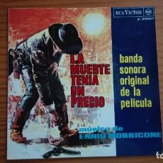 Dischi in vinile: LA MUERTE TENÍA UN PRECIO EP BSO ENNIO MORRICONE RCA VICTOR 1966