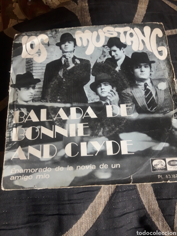 Discos de vinilo: Antiguo vinilo de Los Mustangs de 1968 - Foto 1