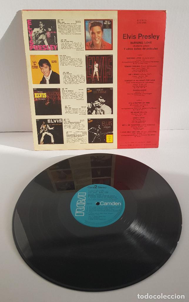 Discos de vinilo: ELVIS PRESLEY BURNING LOVE - Foto 2