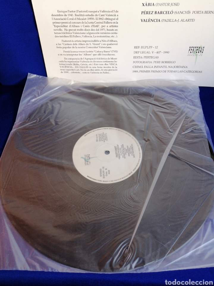 Discos de vinilo: VIXCA VALENCIA EN FALLES CANTA PASTORET. - Foto 6