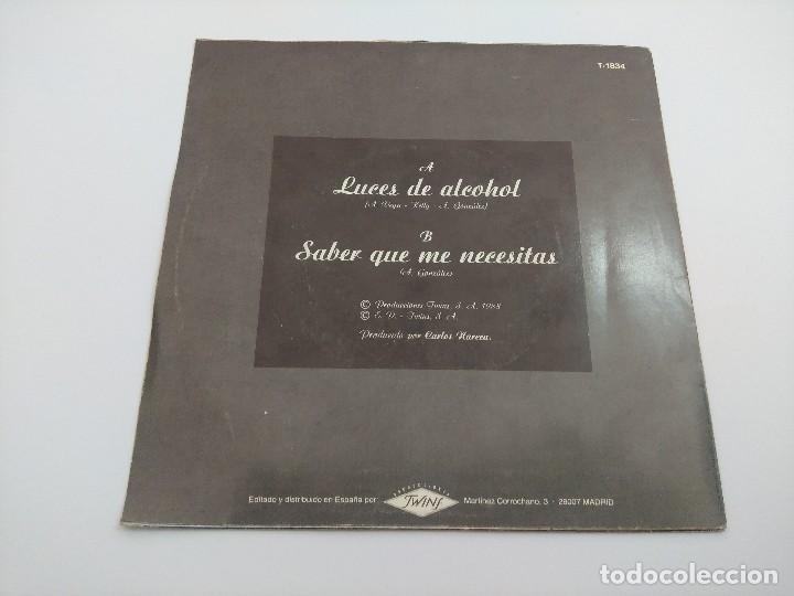 Discos de vinilo: ANTONIO FLORES/LUCES DE ALCOHOL/SINGLE. - Foto 3