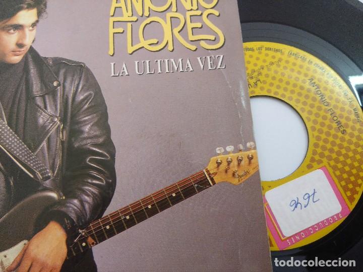 Discos de vinilo: ANTONIO FLORES/LA ULTIMA VEZ/SINGLE. - Foto 2