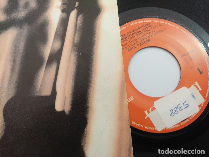 Discos de vinilo: MIGUEL RIOS/LIBRES/SINGLE PROMOCIONAL. - Foto 2