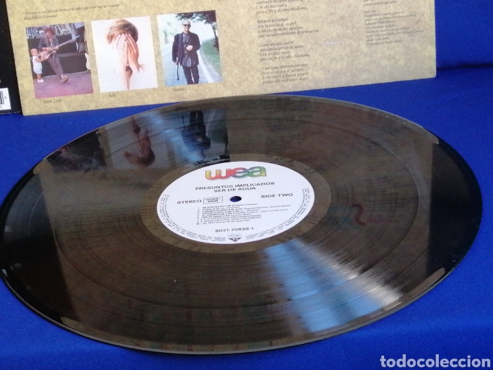 Discos de vinilo: PRESUNTOS IMPLICADOS - SER DE AGUA - Foto 7